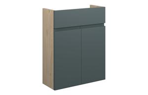Clarence 500mm Slim Basin Unit - Matt Green Camo (Oak Cab)